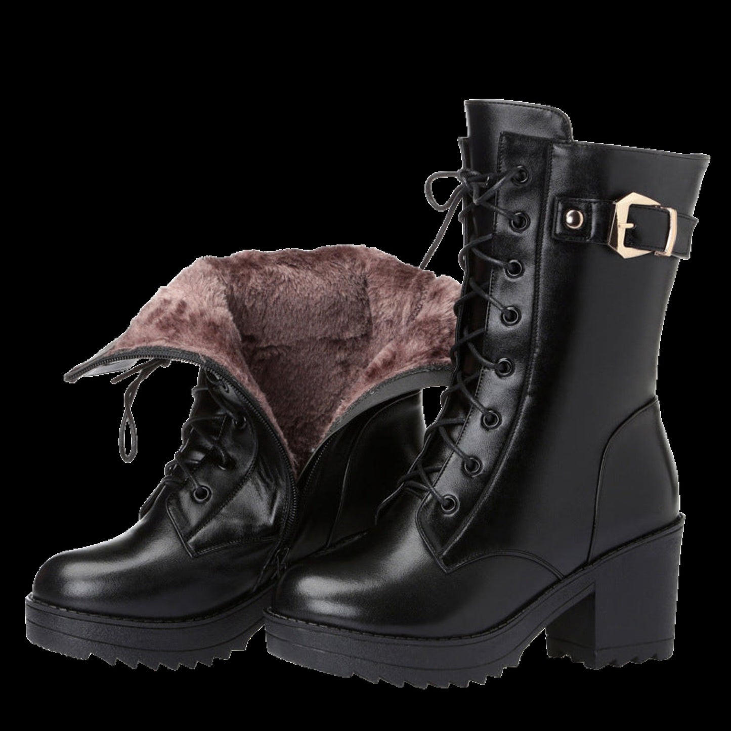 Frostmaiden Ironheart Boots – Cowhide Gothic Winter Martin Boots