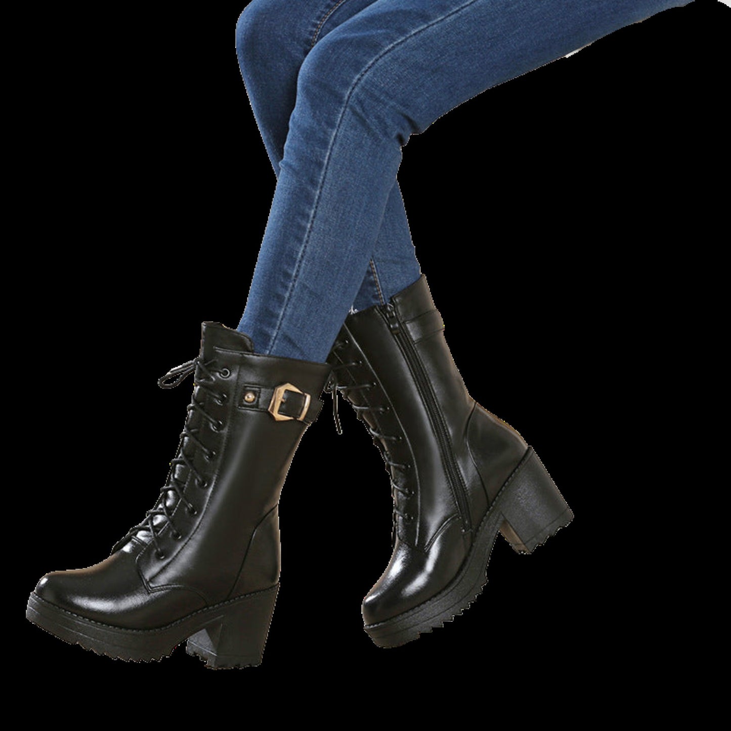 Frostmaiden Ironheart Boots – Cowhide Gothic Winter Martin Boots